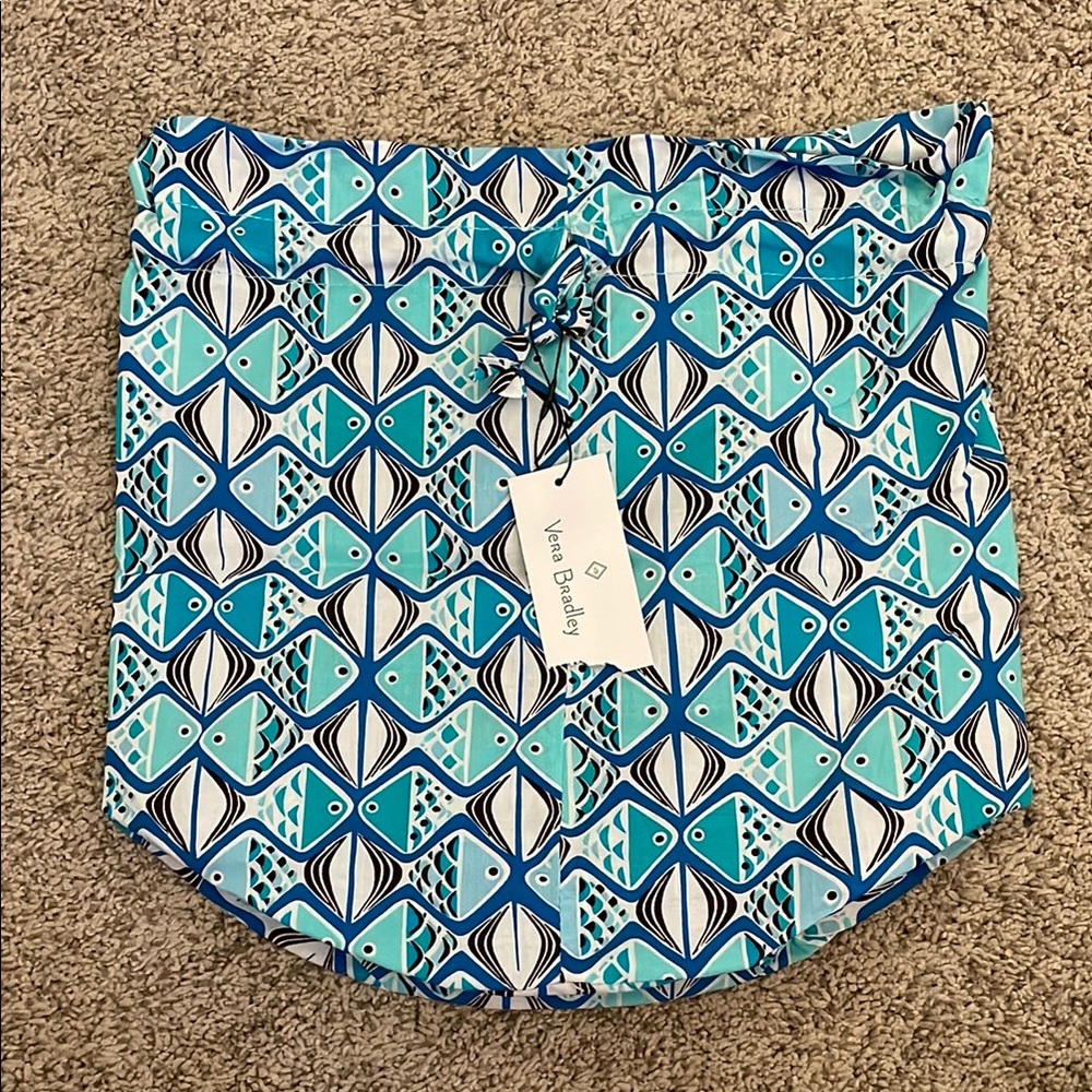 Vera Bradley Ditty Bag - go fish blue